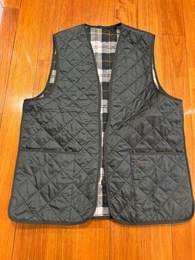 Barbour A70 quilted waist coat zip in liner